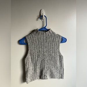 Mock Neck Sleeveless Shirt